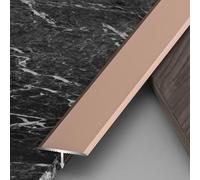 3pcs Floor Transition Strip Aluminium Door Threshold Strip for Laminate to Tile,Tile Trim, Flat Metal Edging Strip Gap FillerEasily Deformed,Moisture-Proof, for Flooring Gaps(C,2.7m*20mm)