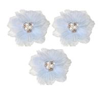 3pcs Flower Hair Clip with Fabric Pleated Texture for Teens | Lovely Barrette, Chic Vivid Detailing, Hairstyle Decoration for Daily Wear