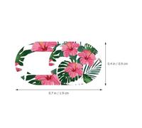3pcs Flower Pattern Laptop Webcam Cover Slide ABS Privacy Lens Shutter | Ultra Thin Lightweight Design, Extra Mini Size, Curved Edges, Fits Most Laptops, Tablets and Mobile Devices