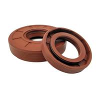 3Pcs Fluorine Rubber Oil Seal with Iron Skeleton Framework Rotary Shaft Lip TG4, ID 36mm OD 46mm Height 7mm