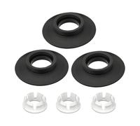 3Pcs Flush Valve Seal for Ideal Standard Toilet Cistern, Silicone Replacement Flush Valve Seal and Clip, Fit for SV01967