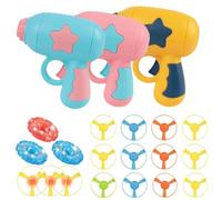 3PCS Flying Disc Launcher Cat Toy - with Shooters & Glowing Flying Disc, Propeller Launcher Toys for Kitten Puppy Chasing, Training, Hunting, Exercise, Interactive Cat Toy for Indoor and Outdoor