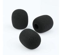 3Pcs Foam Mic Cover Compatible with HyperX Cloud II/III, Alpha/Alpha S, Stinger S/Stinger Core, Flight/Flight S, Revolver/EKSA E1000 E900 Headphones (10mm Inner)