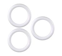 3Pcs Foam Wreath Forms DIY Foam Round Ring Foam Wreath Handmade Ring Ornament Christmas Decoration for Flower Projects, Wedding