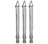 3pcs Foldable Bait Fish Guard Net and Fish Outdoor Trips | Nylon Alloy Build, Portable Lightweight Structure, Catch and Release Practices, Black Finish for Fishing Trips