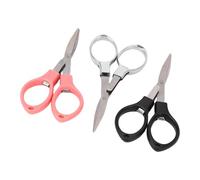 3pcs Folding Scissors, Stainless Steel Nail Scissors, Foldable Mini Scissors for Home, Office, Craft, Sewing, Travel, School