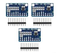 3pcs for adc Converter Board 2.0-5.5V Low Power 3pcs for adc(Blue)