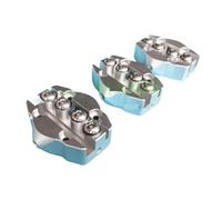 3pcs for Kossel Delta Mini Slide Effector Newest Design Updaded All Metal M3 M4 Tackle Mini Carriage Pulley Slider for 3D Printer distinctive(Silver M3)