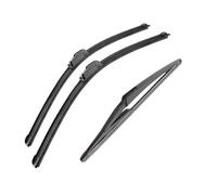 3PCS For Nissan For Qashqai J11 2013-2020 26"17"12" Front Rear Wiper Blades Windshield Windscreen Window Cutter Accessories 2013 Windscreen Wipers