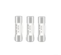 3PCS For Solar Photovoltaic Fuse 10x38mm Fast Acting DC 1000V 15A for Use with For Solar Panels, Inverters, and Battery Charging Systems (25A)