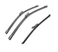 3PCS For VW Up 2011-2020 24"+16"+10" Front Rear Wiper Blades Windshield Windscreen Window Cutter Accessories Windshield Wiper Blades