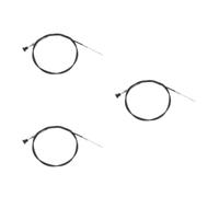 3pcs Forklift Choke Pull Cable Spare Part for Carburetor Control | Alloy Plastic Rubber Build, Warehouse Use, Restores Air-fuel Adjustment and Stable Idle for Industrial Logistics