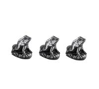 3pcs Frog Resin Pot Decorative Feet, Tiny Pot Feet, Plant Pots Support Cute Animals Statue Pots Base Planter Risers, Planter Elevator to Improve Airflow Drainage