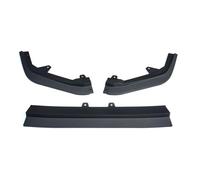 3PCS Front Bumper Lip Spoiler Side Splitter Deflector Guards Body Kit Cover Compatible with Civic 2022 2023 11th Gen Accessories(Matte Black)