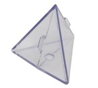 3Pcs Fruit Growing Molds, 10cm Transparent Reusable PP Vegetable Shaping Molds, Square & Triangle Shaper for Tomato Strawberry Pumpkin Watermelon Cucumber Garden Farm Use