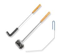 3Pcs Fryer Cleaner Tools Basket Fryer Brush Air Fryer Cleaner Brush Tools Stainless Steel Deeping Fryer Cleaner Tools