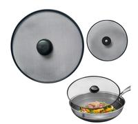 3Pcs Frying Pan Splatter Guard Grease Splatter Screen Mesh Oil Proof Pot Lid Kitchen Accessories for Cooking Splatter Screen for Frying Pan Microwave Splatter Guard Splash Guard for Frying Pan Splatte
