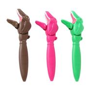 3Pcs Fun Dinosaur Ballpoint Pens Set, Dinosaur Big Mouth Shape Gel Ink Pen, Medium Point Writing Pens for Home Office School Students, Office Supplies, Unique Present Pens