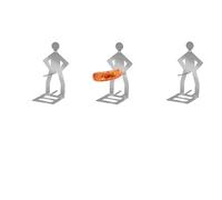 3PCS Funny Hot Dog BBQ Skewers - Stainless Steel Hot Dogs BBQ Accessories, Outdoor Barbecue Utensils, Barbecue Cooking Gadget for Picnic/Barbecue/Camping/Sausage Party