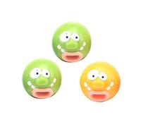 3Pcs Funny Prank Squeeze Plaything for Adults Random Color Clown Figure for Parties and Jokes and Safe Material