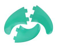 3pcs G5 Surfboard Tail Fin Set, Left Middle Right Thruster Fins for Longboard Shortboard, Lightweight Eco - Friendly PVC Surfing Fins with Bright Color Design (G5)