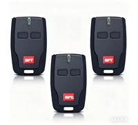 3PCS Garage Remote for BFT MITTO B2, 433.92MHZ Electric Gate Fob, 2 Channels Garage Door Remote Fit for Rolling Mitto 2, Kleio, Ghibli, TRC 2, Kleio, Ghibli,TR BFT Fob