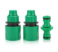 3Pcs Garden Hose One Way Pipe Adapter Tap Connector Fitting,Quick Connector Hose Pipe Adapter Fitting with Double Male for Tap End Garden Irrigation System