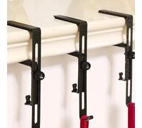 3Pcs Garland Hanger, Adjustable Heavy Duty Garland Hanger, Garland and Stocking Mantel Holders, 2 in 1 Mantle Hanger, Stocking and Garland Hangers for Fireplace, Mantel Hanger Hooks