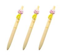 3Pcs Gel Inks Pen Gel Pen Quick-Drying Inks 0.5mm Fine Point Neutral Straight Liquid Gels Pens Set for Writing Neutral Pens