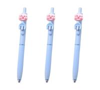 3Pcs Gel Inks Pen Gel Pen Quick-Drying Inks 0.5mm Fine Point Neutral Straight Liquid Gels Pens Set for Writing Neutral Pens