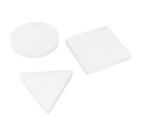 3pcs Gel Printing Plate for Artists, Reusable Non Stick Board | Triangle and Circle Shapes, Captures Fine Lines, Portable for Parks and Mobile Art Kits