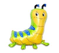 3PCS Giant Caterpillar Balloon, Helium Floating Foil Decor - Perfect for Spring Parties, Reptile Themes & Birthday Celebrations