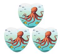 3PCS Giant Octopus Car Air Freshener Hanging Scented Cards Cute Gray Car Fresheners Long Lasting New Cars Scents for Women Men Natural Air Freshener with Lanyard Automotive Freshies