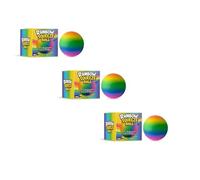 3PCS Giant Rainbow Stress Balls for Adults - Extra Large Sensory Stress Relief Toys, Ultra Soft Squishy Ball for Anxiety & Fidget, Bigger Than Standard Hand Therapy Putty for Deep Pressure