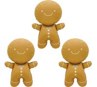 3Pcs Gingerbread Man Balloons Christmas Mylar Balloon Cookie Xmas Theme Party New Year Birthday Baby Shower Decorations