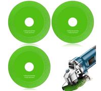 3PCS Glass Cutting Disc, 2024 New Angle Grinder Discs, Tile Cutters Disc for Ceramic Tiles, Diamond Cutting Disc, Glass Cut off Wheel, for Crystal, Wine Bottles, Ceramics, Jade (11.5cm)