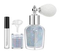 3Pcs Glitters Body Powder Sprays Highlighter Powder Sprays Shimmers Sparkles Makeup With Gel For Face Body Highlighter
