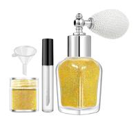 3Pcs Glitters Body Powder Sprays Highlighter Powder Sprays Shimmers Sparkles Powder Makeup Sprays With Gel For Face Body