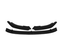 3PCS Glossy Black Front Bumper Lip Spoiler Splitter Cover Trim Body Kit