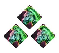 3PCS Glowing Zebra Car Air Freshener Hanging Scented Cards Cute Gray Car Fresheners Long Lasting New Cars Scents for Women Men Natural Air Freshener with Lanyard Automotive Freshies