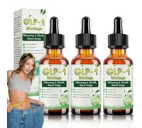 3Pcs GLP-1 Drops, GLP-1 Moringa Drops, Natural HHVB GLP-1 Health Boost Drops, GLP1 Weight Loss Drops Herbal Oral Solution for Provides Energy Support, Firming Skin Suitable for All Skin Types