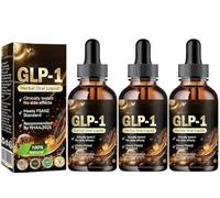 3pcs GLP-1 Herbal Oral Liquid, Natural Advanced Body Care Liquids Drop, Health Boost Drops, Natural Plant Extract Concentrate 30ml