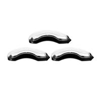 3pcs Goggle Protective Cases Swim Goggle Storage Boxes Plastic Black