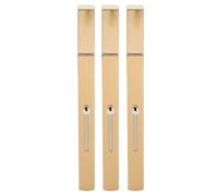 3pcs Gold Retractable Lip Brush Set, Double Ended Makeup Brush, Portable Concealer and Lip Brush with Automatic Sealing Design, Soft Nylon Fiber Hair for Precise Makeup Application