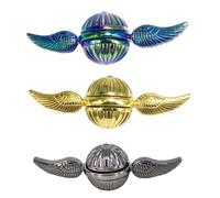 3pcs Golden Fidget Spinner Metal Fingertip Gyro Fidget Ball Toy, Toy For Kids Adults, Fidget Spinner, Metal Orb Ball For Goodie Bag Filler Party Favor, Sphere Hand Spinner For Desk Office Decor