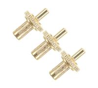 3pcs Golden Metal Guitar Bridge Studs 4mm Hole Mounting Posts | Quick Installation, Precision Adjustment for Stage and Home Use, Graduation W lectric Guitar Accessories