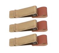 3pcs Golden Stainless Steel Leather Metal Bill Clip for Papers