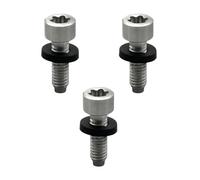 3Pcs Golf Driver Screw Bolt Compatible with TaylorMade M3 M4 M5 M6 SIM SIM 2 Compatible with Stealth 2 Qi10 Fairway Wood Hybrid Shaft Adapter Sleeve