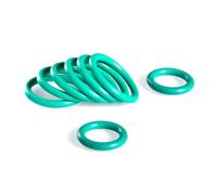 3Pcs Green O Rings for Valve Sealing, FKM, 150.6mm x 140mm x 5.3mm, Durable Rubber Gaskets