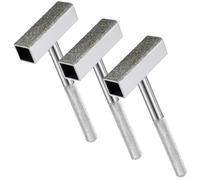 3Pcs Grinding Wheel Dresser Tools, Metal Alloy Wheel Restoration Sharpening Tool, For White Steel Brown Steel Resin Bond Wheels
